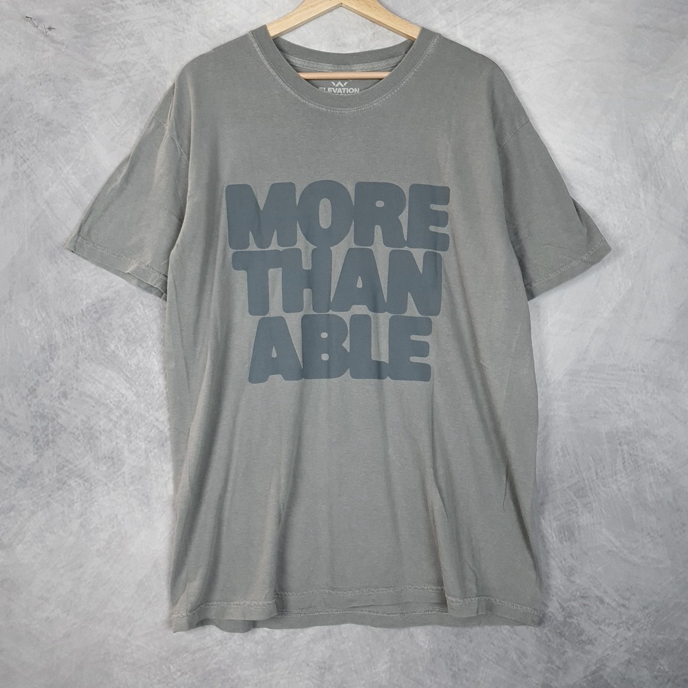 Elevation Worship Shirt Mens Large More Than Able Can You Imagine Graphic Tee